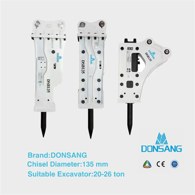 HB20G Excavator Hydraulic Breaker For SOOSAN 135mm Chisel Hydraulic Crusher Rock Hammer